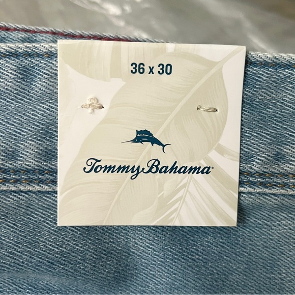 Tommy Bahama Blue Antigua Cove Jeans 34 x 30 36 x 30 TD121053 Light Wash Stretch - Picture 14 of 15